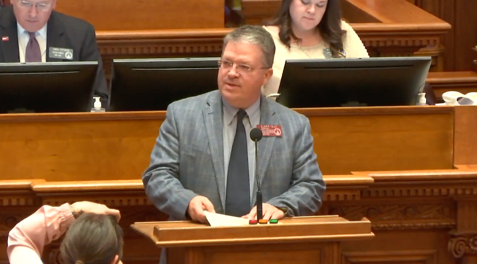 Rep. Clay Pirkle (R-Ashburn) carried House Bill 1175, the Georgia Raw Dairy Act, to final passage this legislative session.